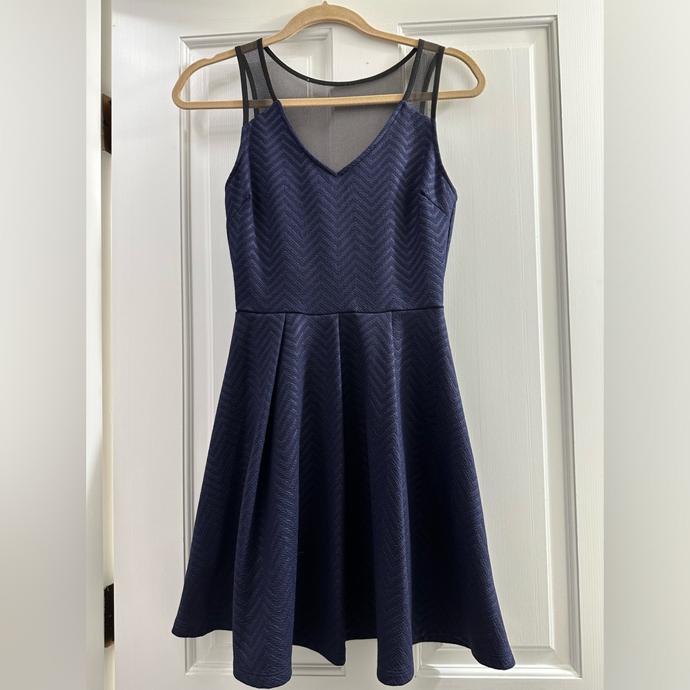 Navy blue sun dress
